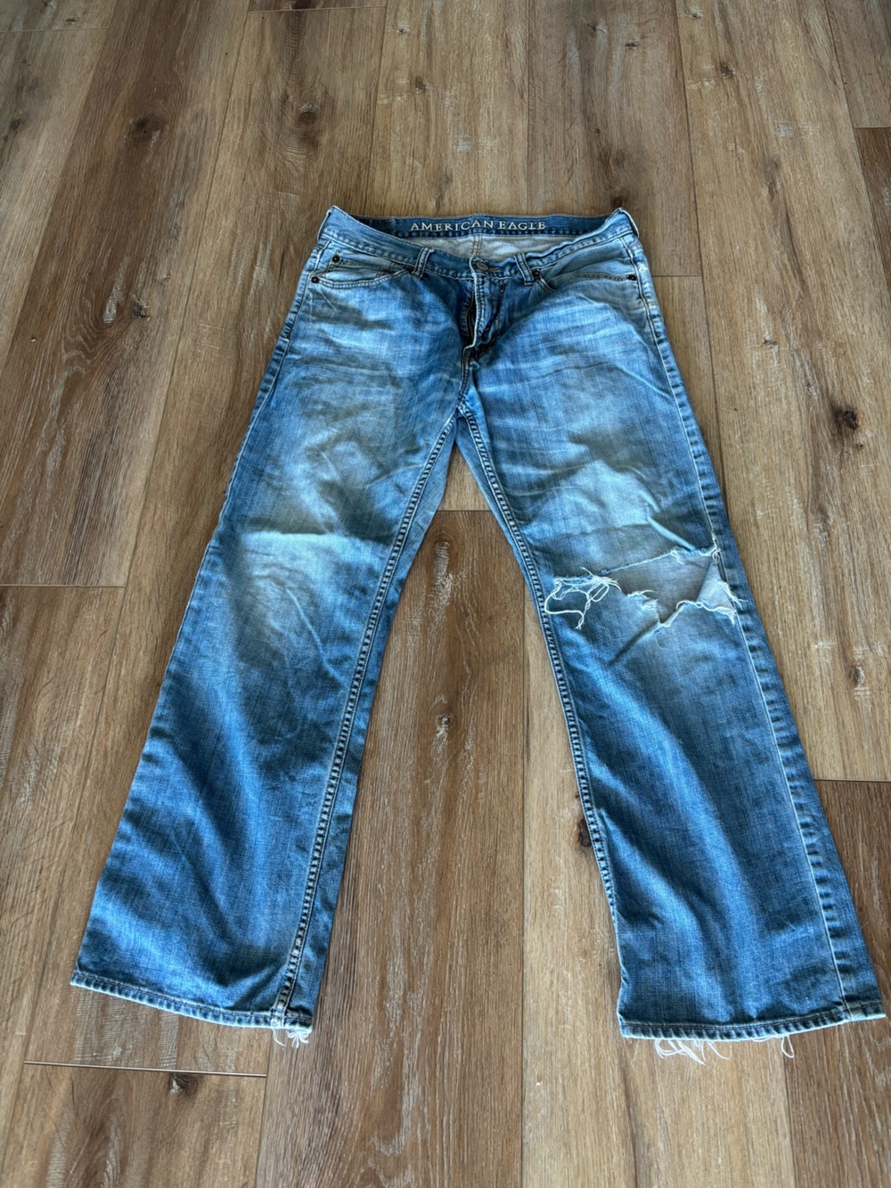 American Eagle Trashed Baggy Men’s Jeans